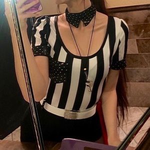 Rhinestone Referee Costume